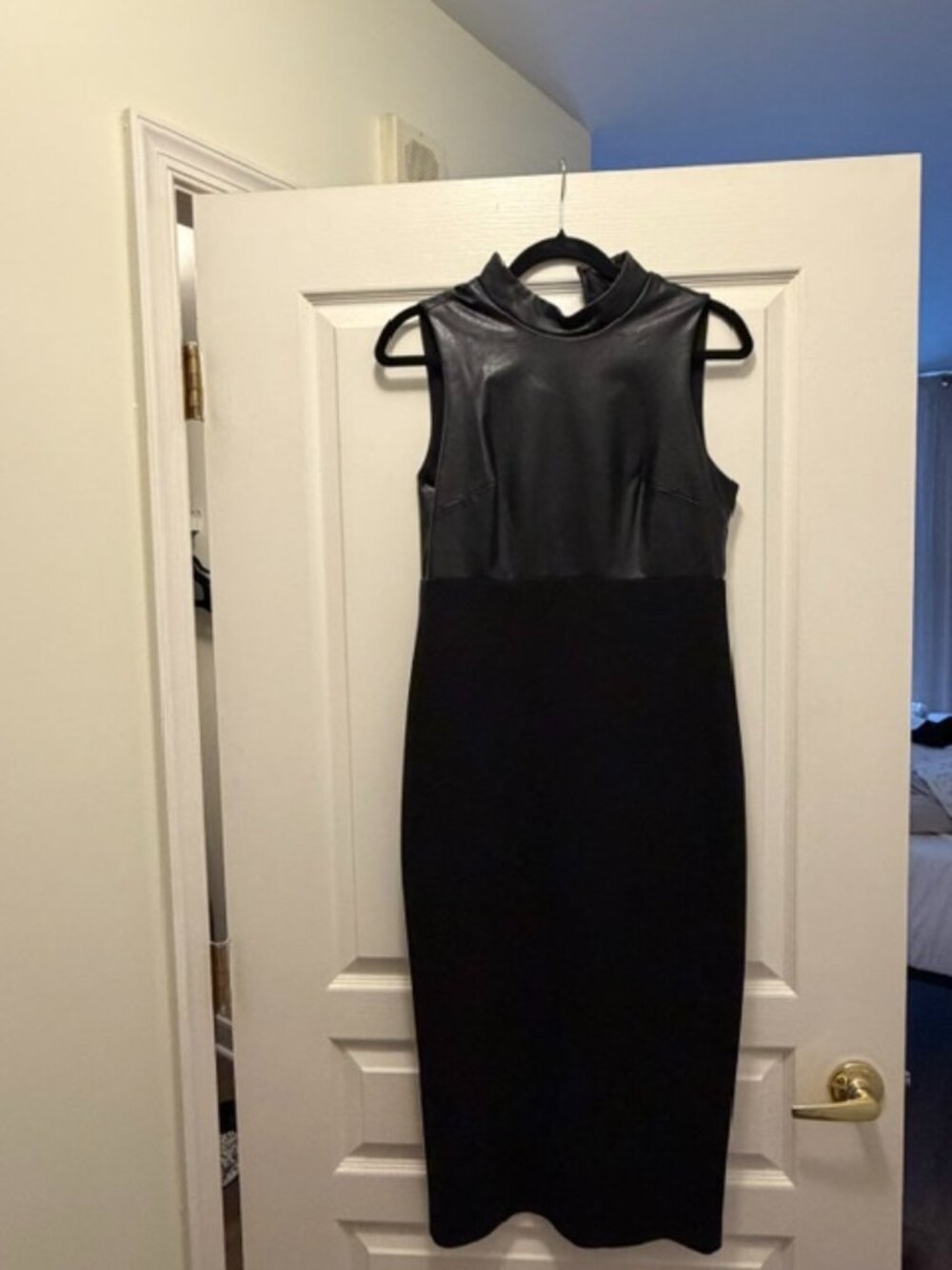 Express black midi dress - size small